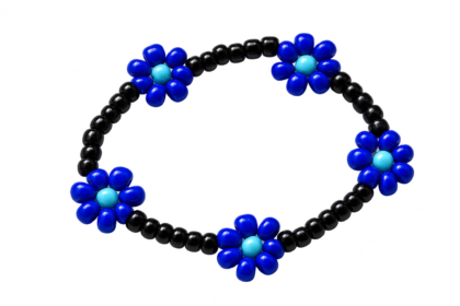 Beaded Floral Bracelet