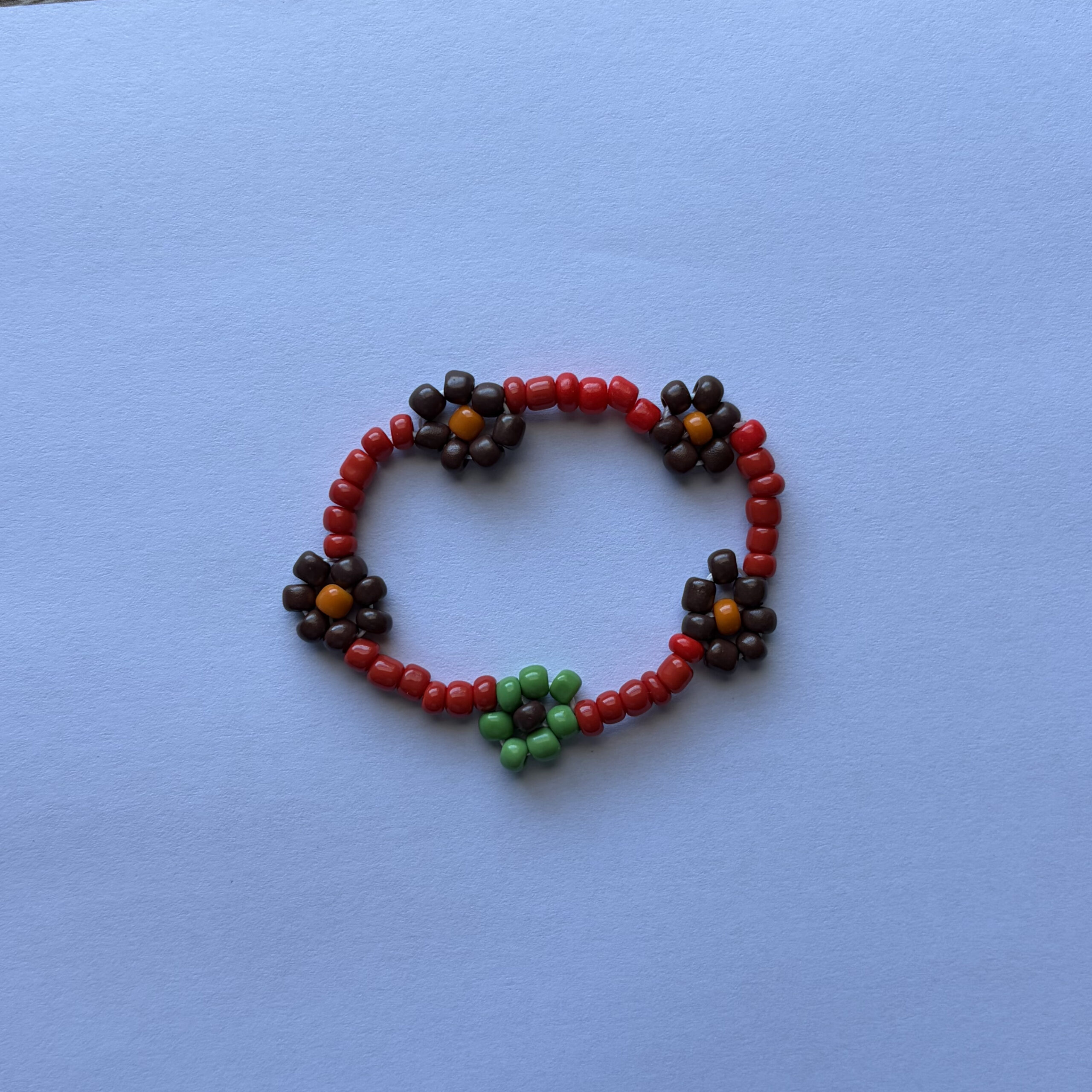 Beaded Floral Bracelet - Image 5