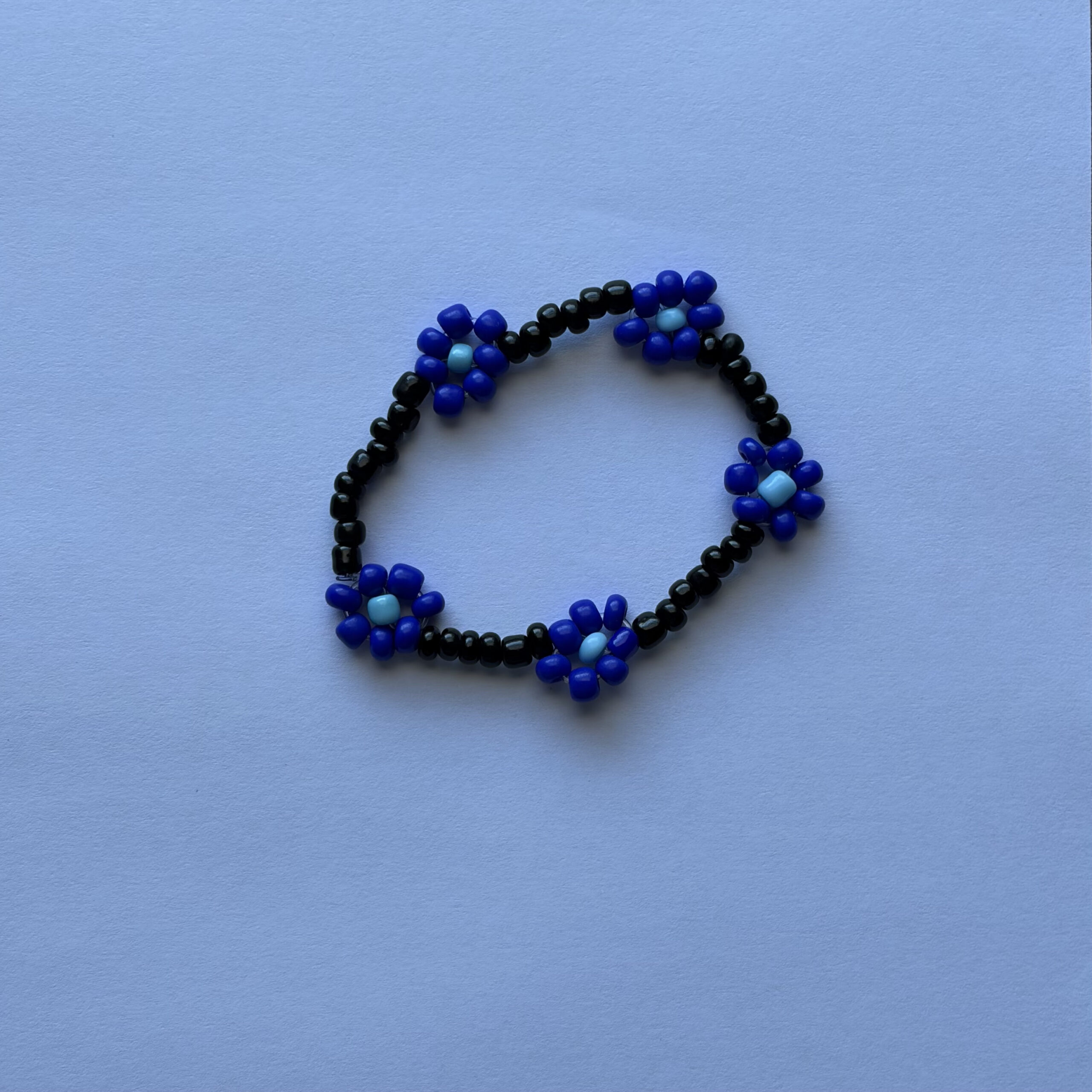 Beaded Floral Bracelet - Image 2