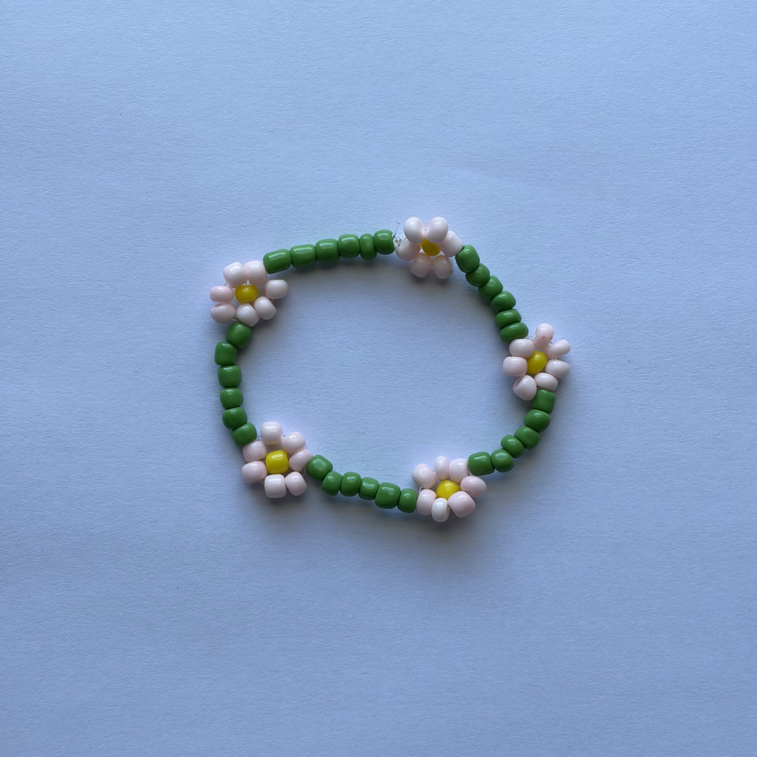 Beaded Floral Bracelet - Image 3